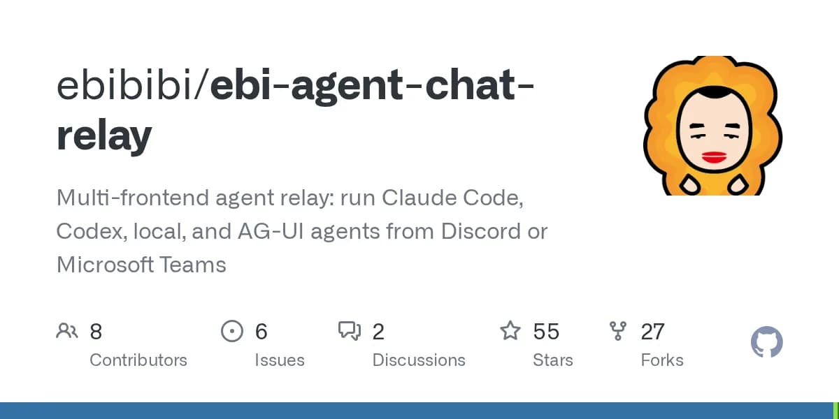Ebi Agent Chat Relay 项目预览