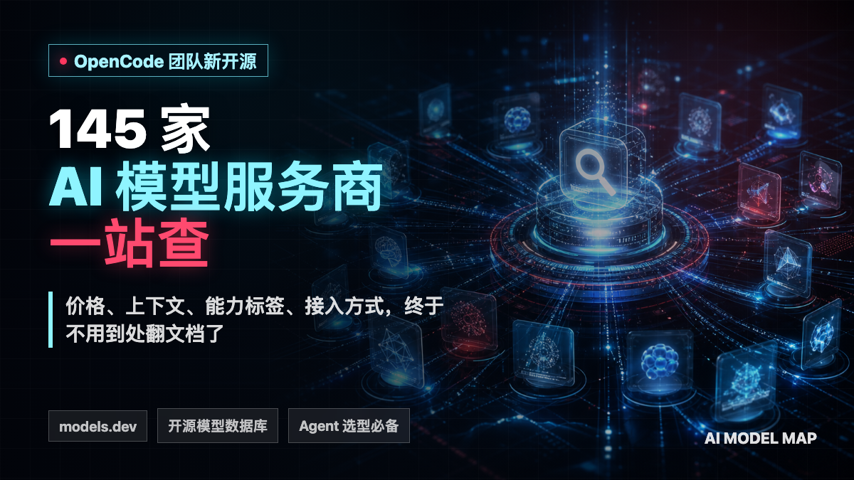 models.dev 公众号封面